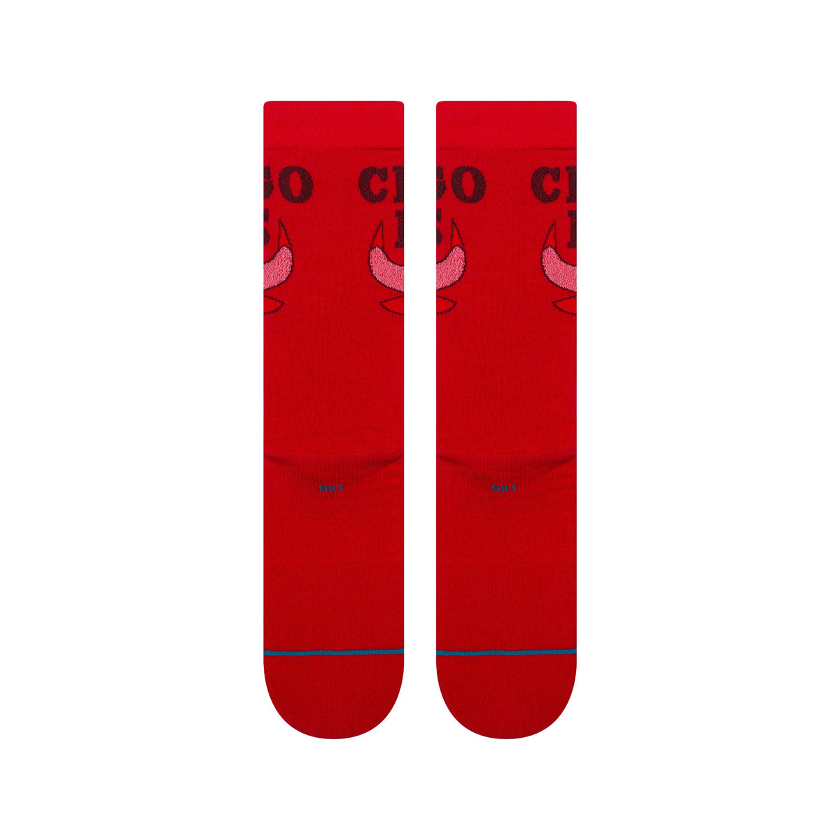 Stance | Posterize Chicago Bulls Crew Sock Red