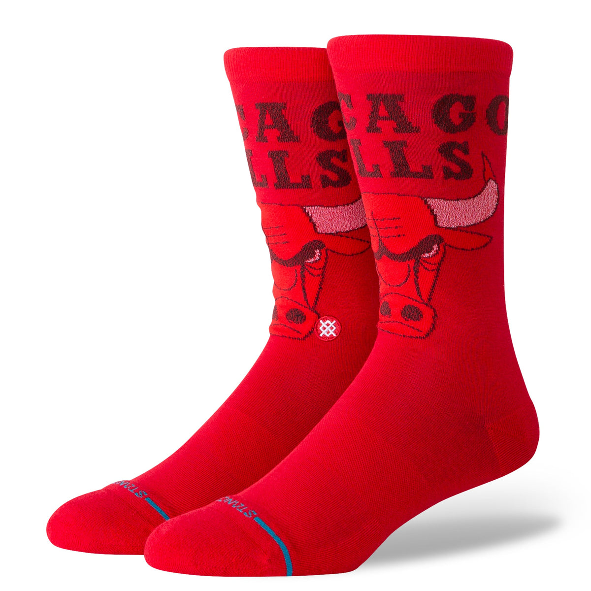 Stance | Posterize Chicago Bulls Crew Sock Red