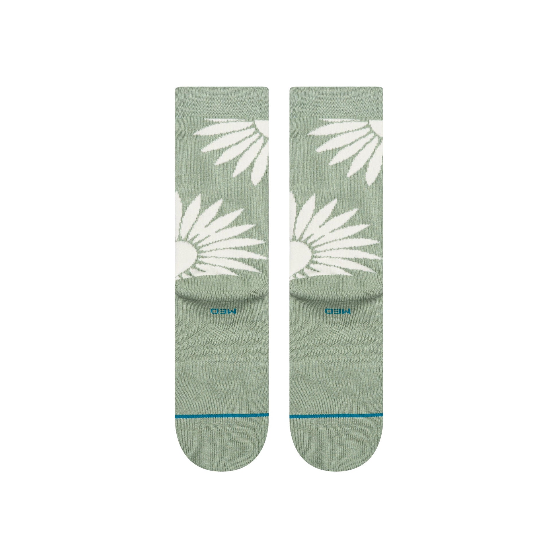 Stance Radial Burst Crew Sock Sea Green