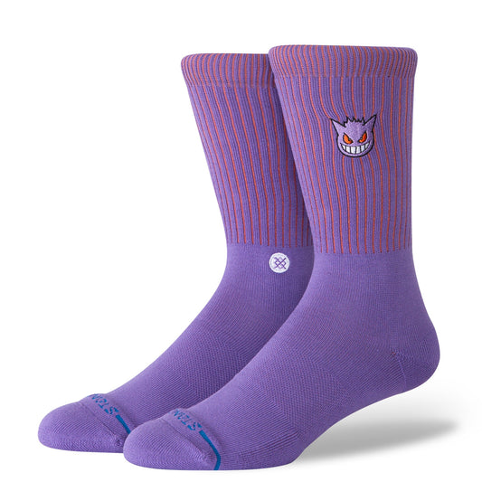 Stance Gengar Crew Sock Purple