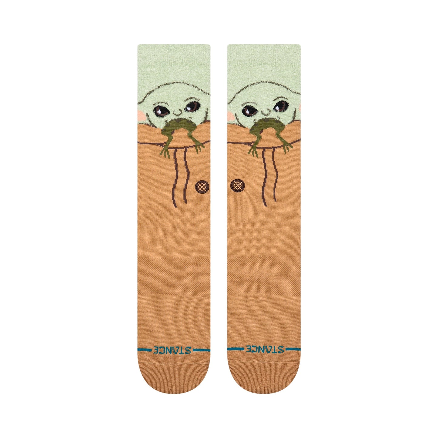 Stance Grogu Hungry Crew Sock Green