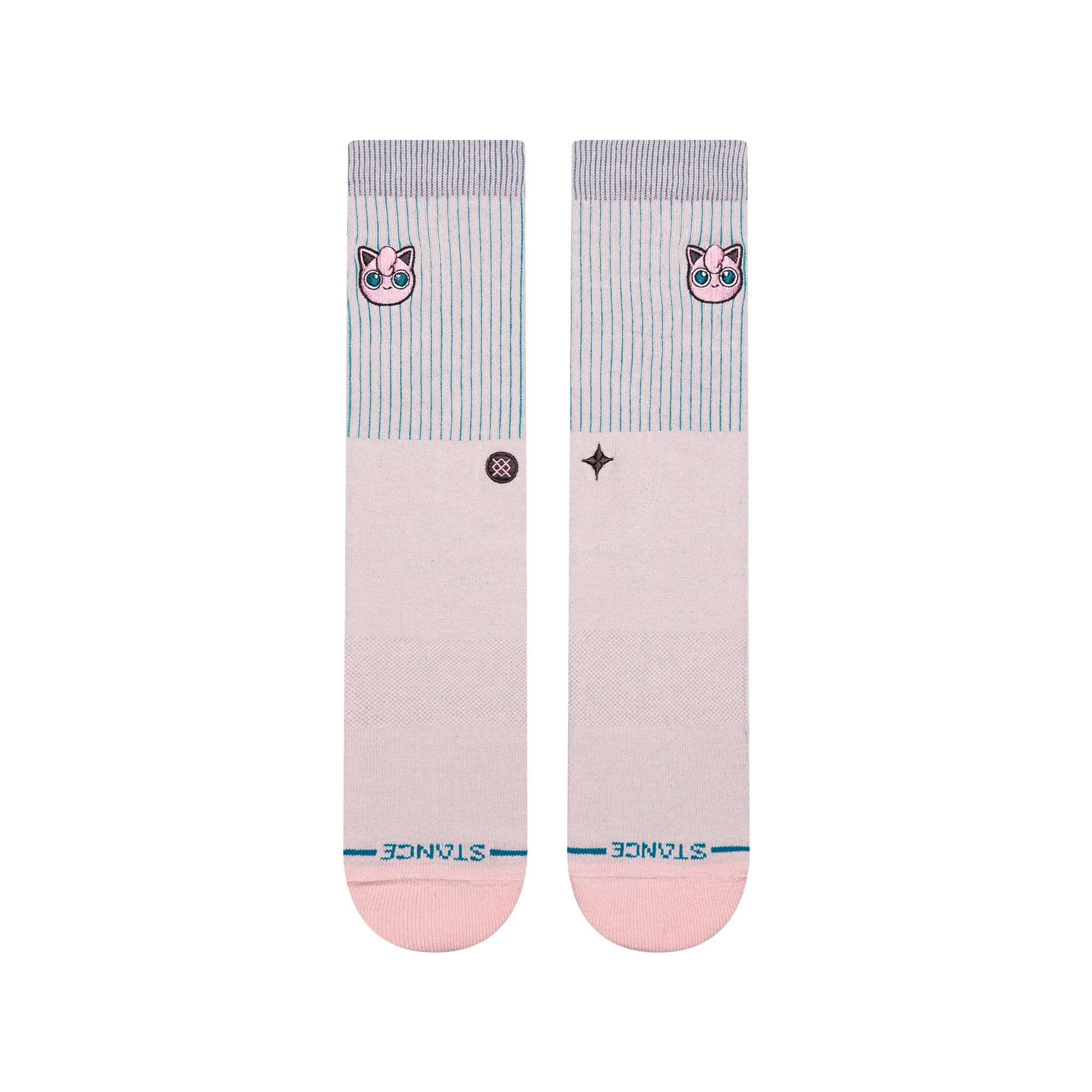 Stance Jigglypuff Crew Sock Pink