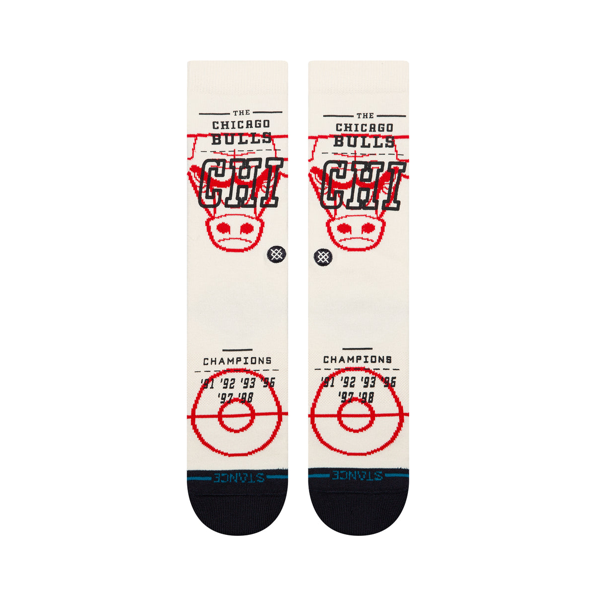BANNER CHICAGO BULLS CREW SOCK