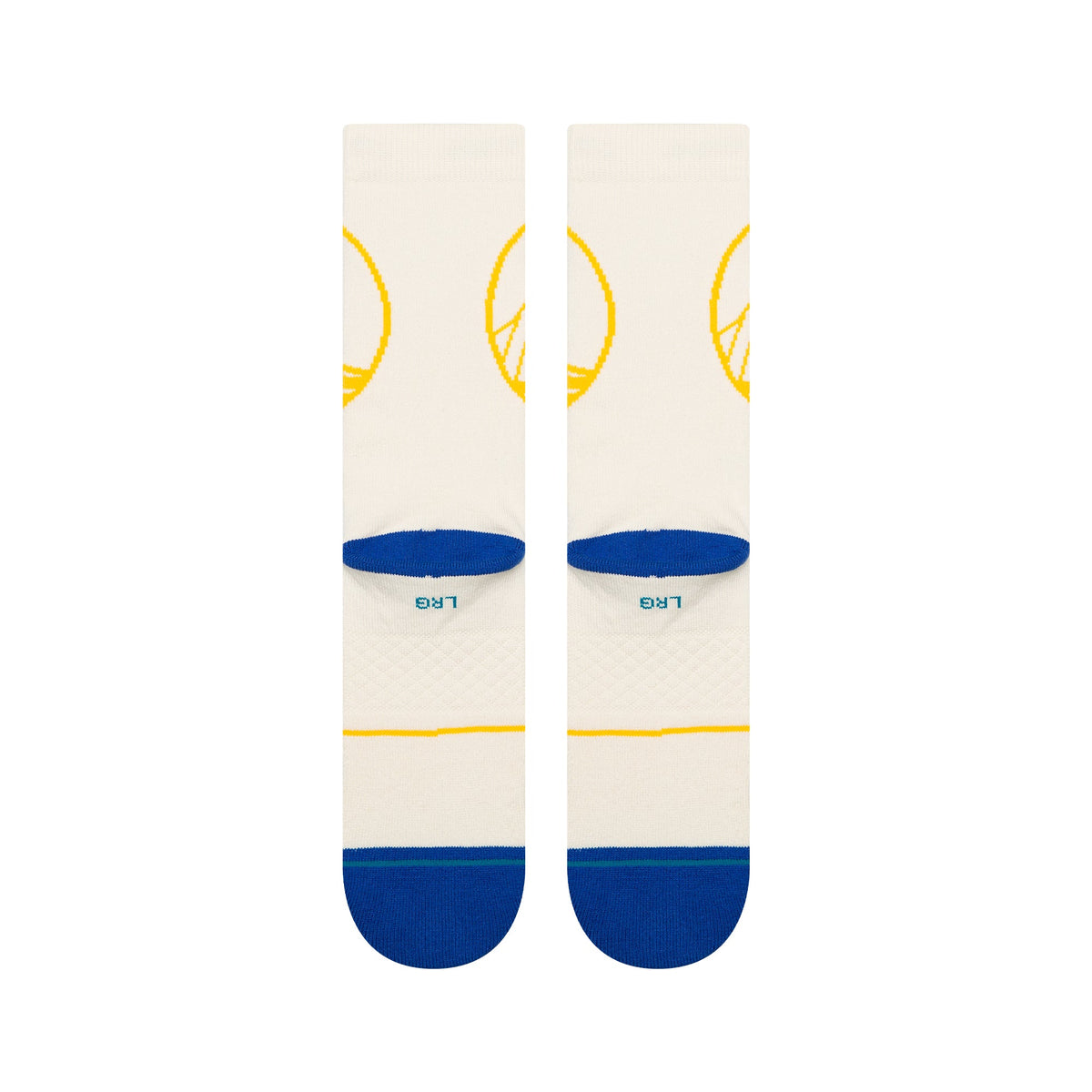 Stance | Banner Golden State Warriors Crew Sock Off White