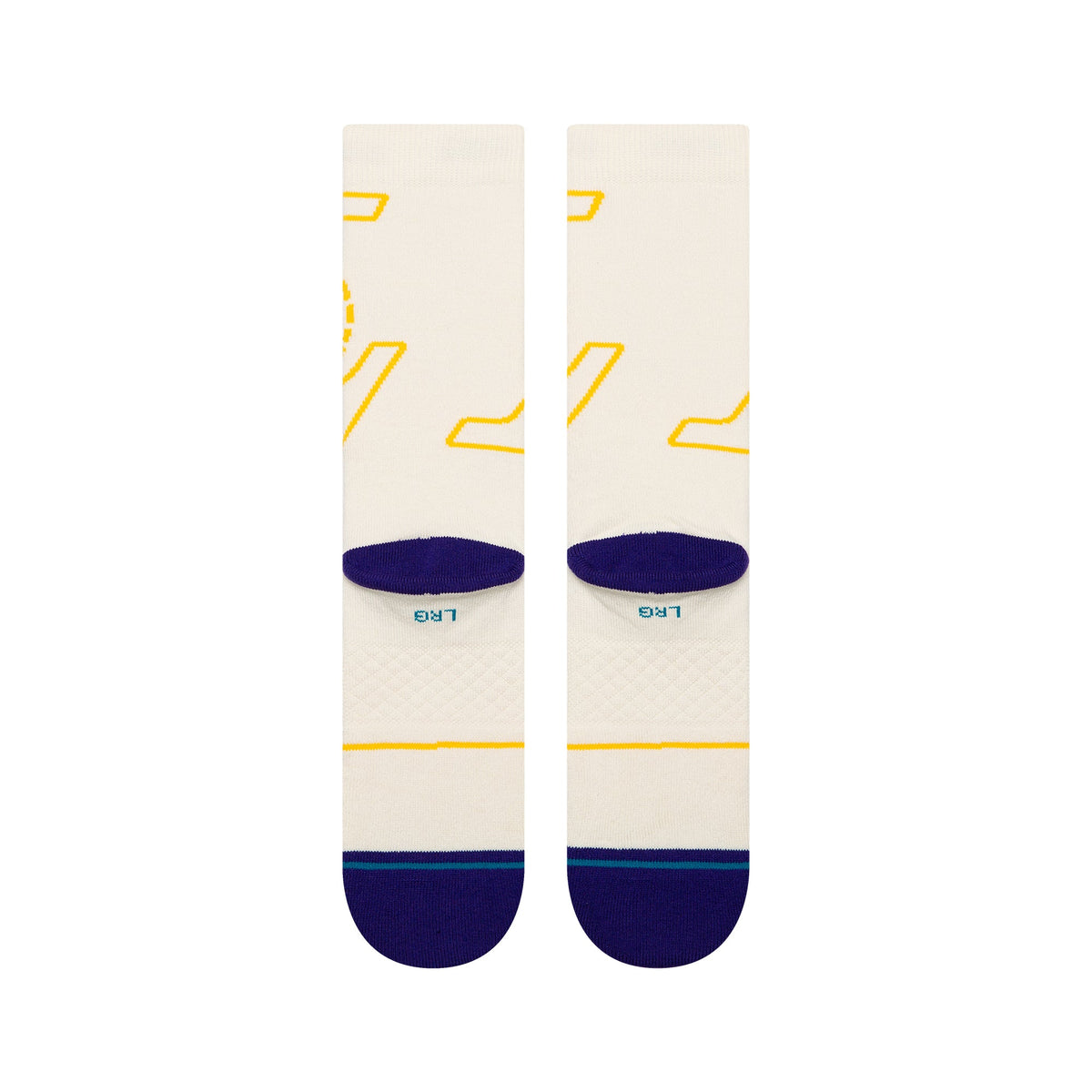 Stance | Banner La Lakers Crew Sock Off White