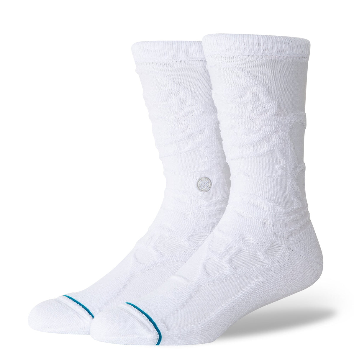 Stance | Reverse Trooper Crew Sock White