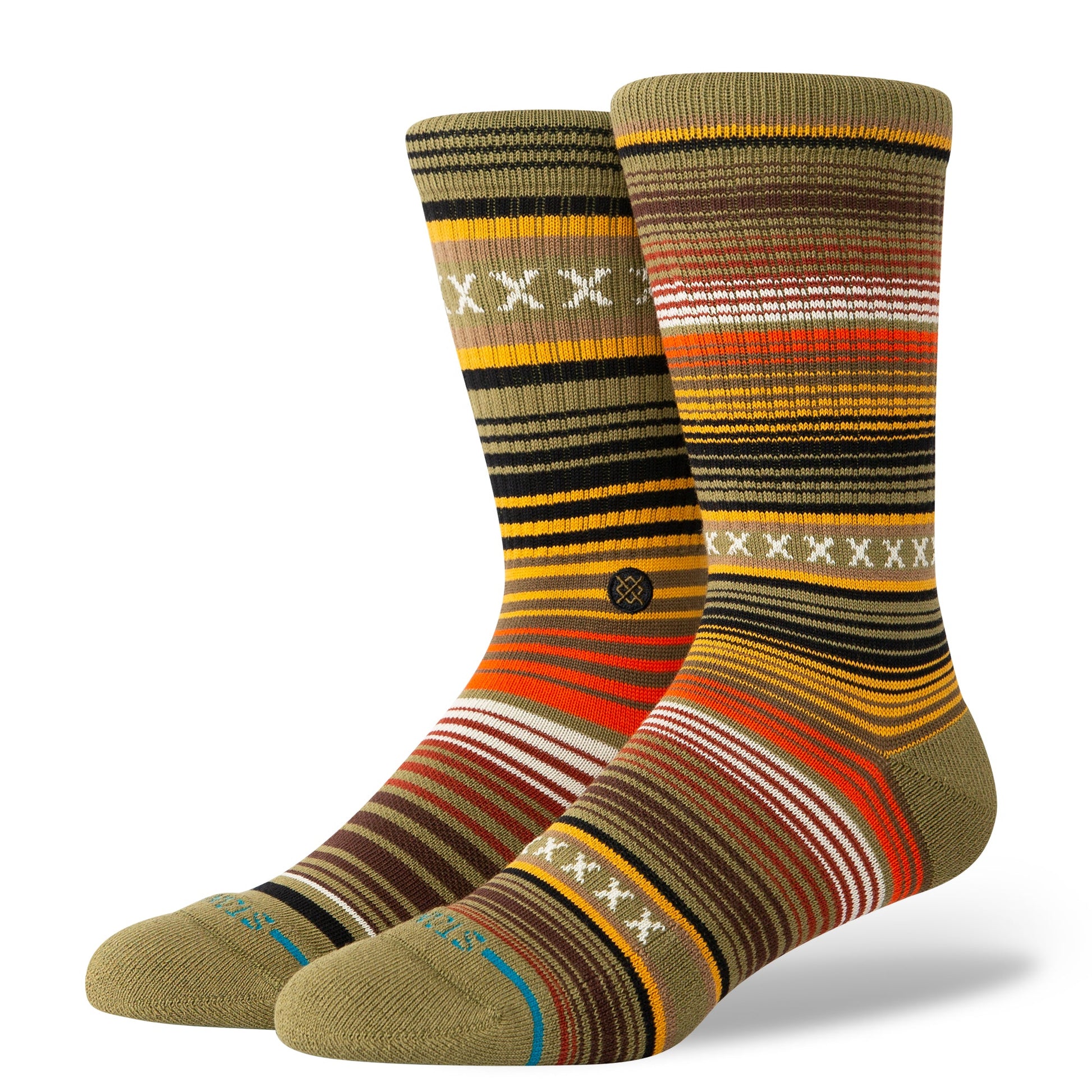 Stance Curren Crew Sock Chive