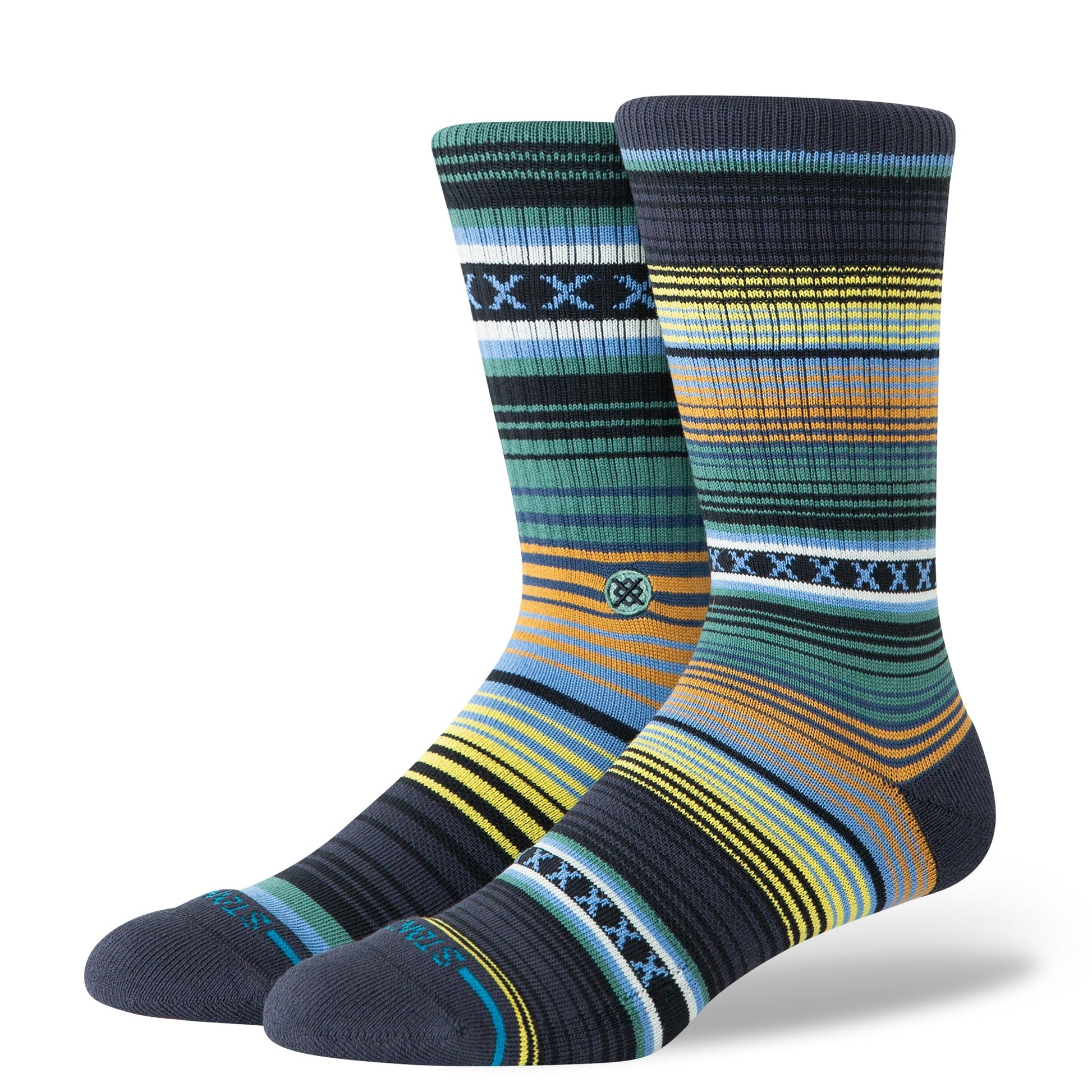 Stance Curren St Crew Sock Deep Teal