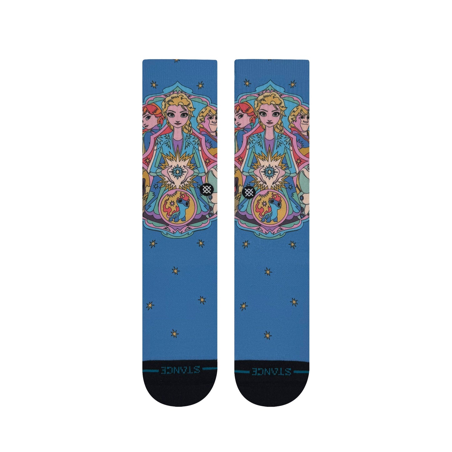 Stance Elsa Kaleidoscope Crew Sock Ice Blue