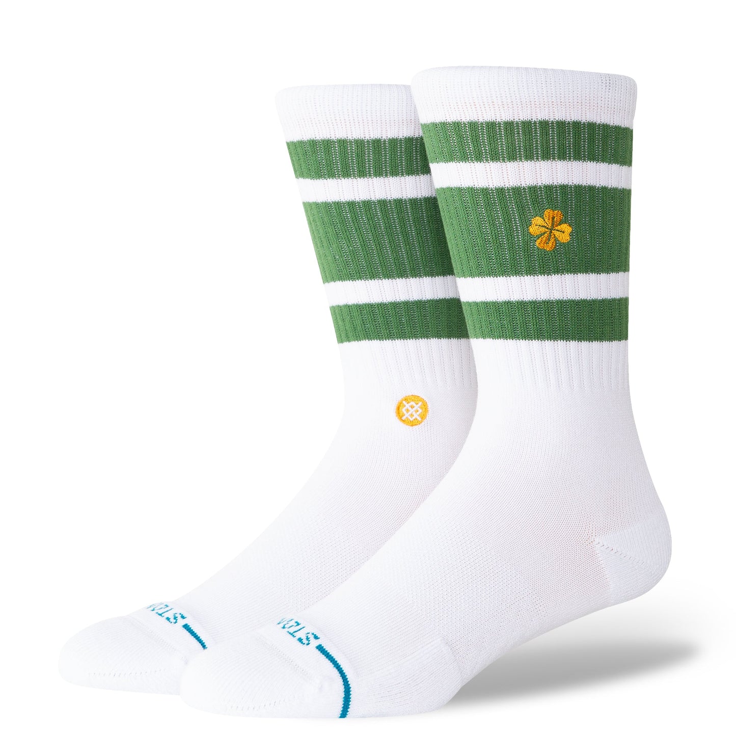 Stance Feelin Lucky Crew Sock Green