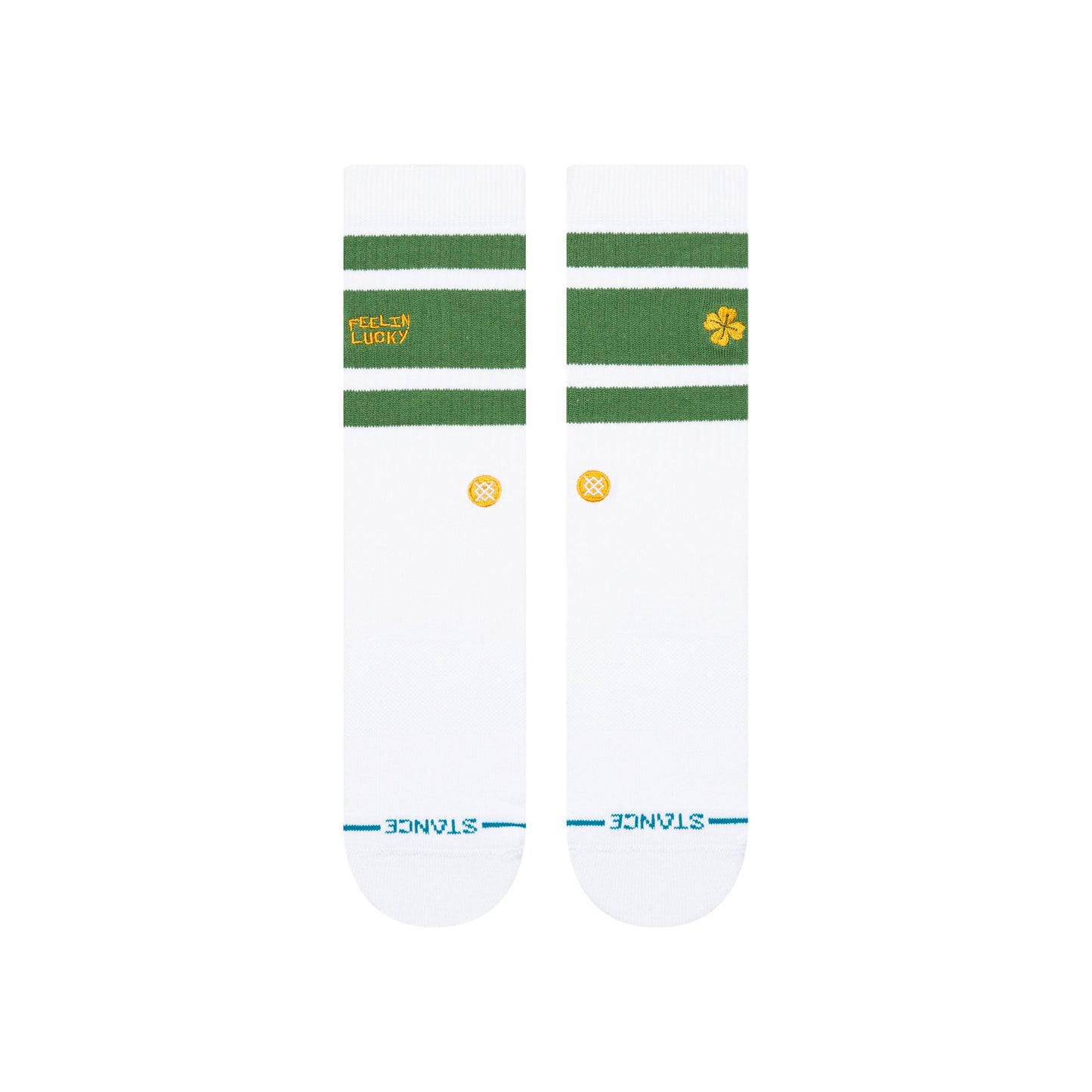 Stance Feelin Lucky Crew Sock Green