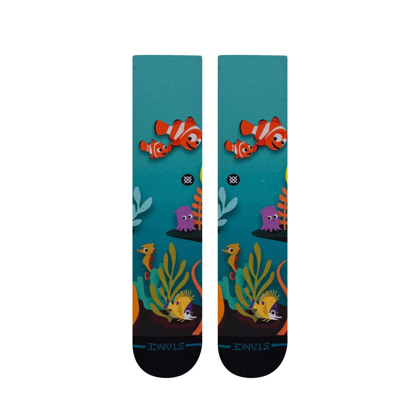 Stance Lucky Fin Crew Sock Blue