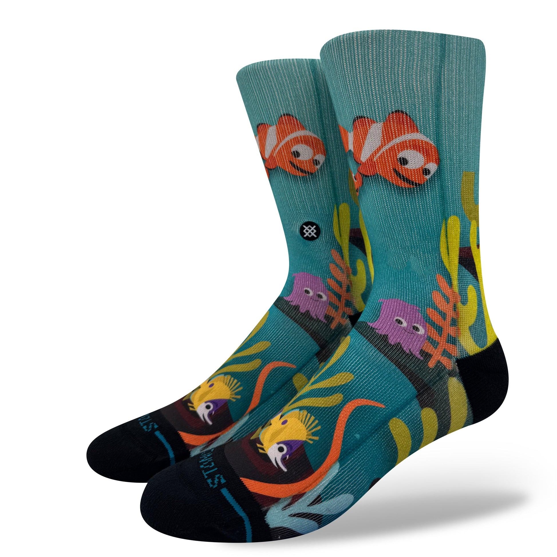 Stance Lucky Fin Crew Sock Blue