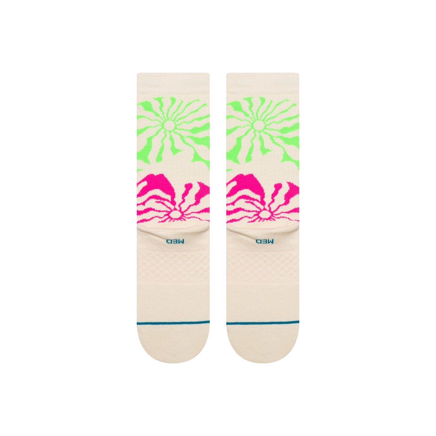 Stance Hot Sun Crew Sock Off White