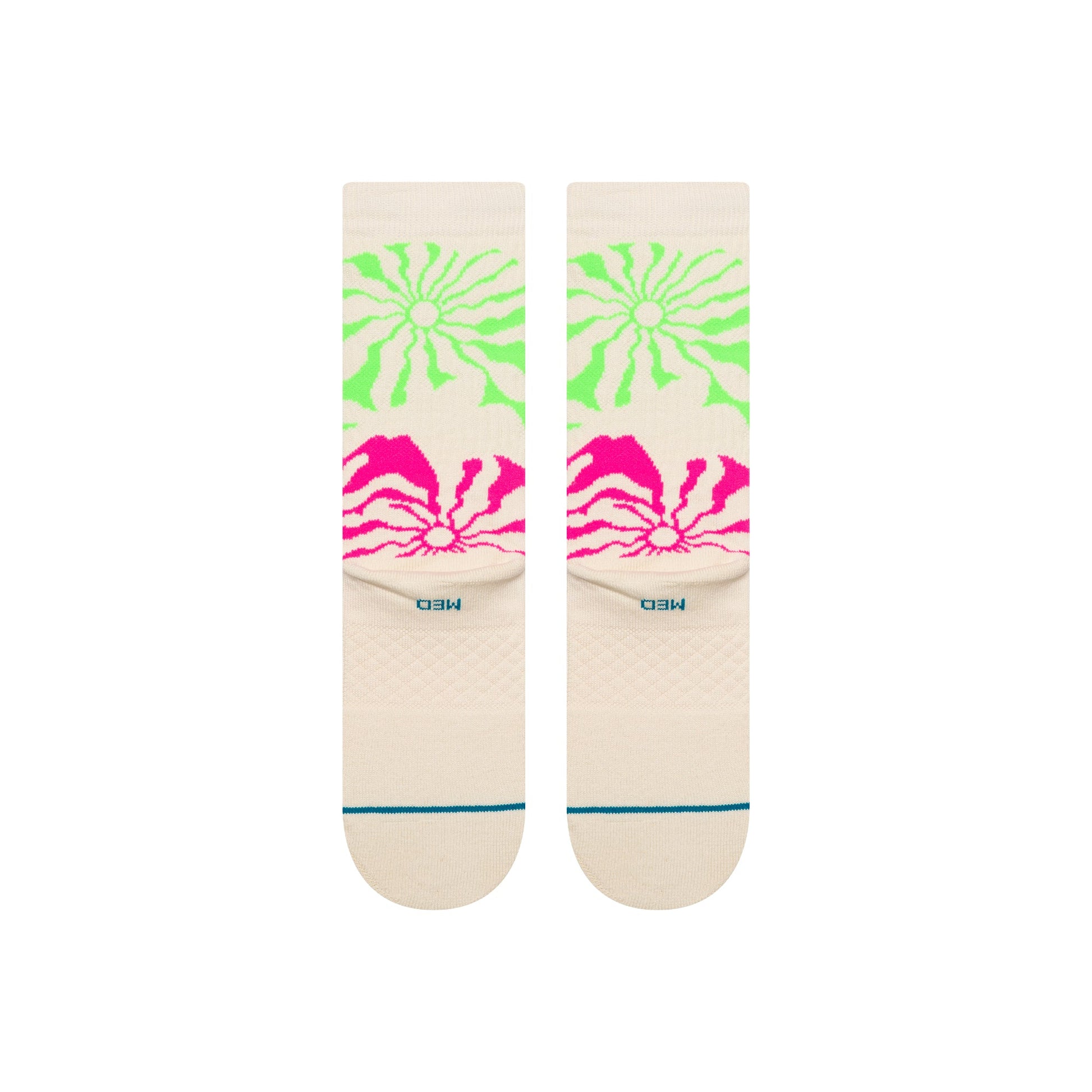 Stance Hot Sun Crew Sock Off White