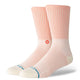 Stance Icon Pop Crew Sock Coral