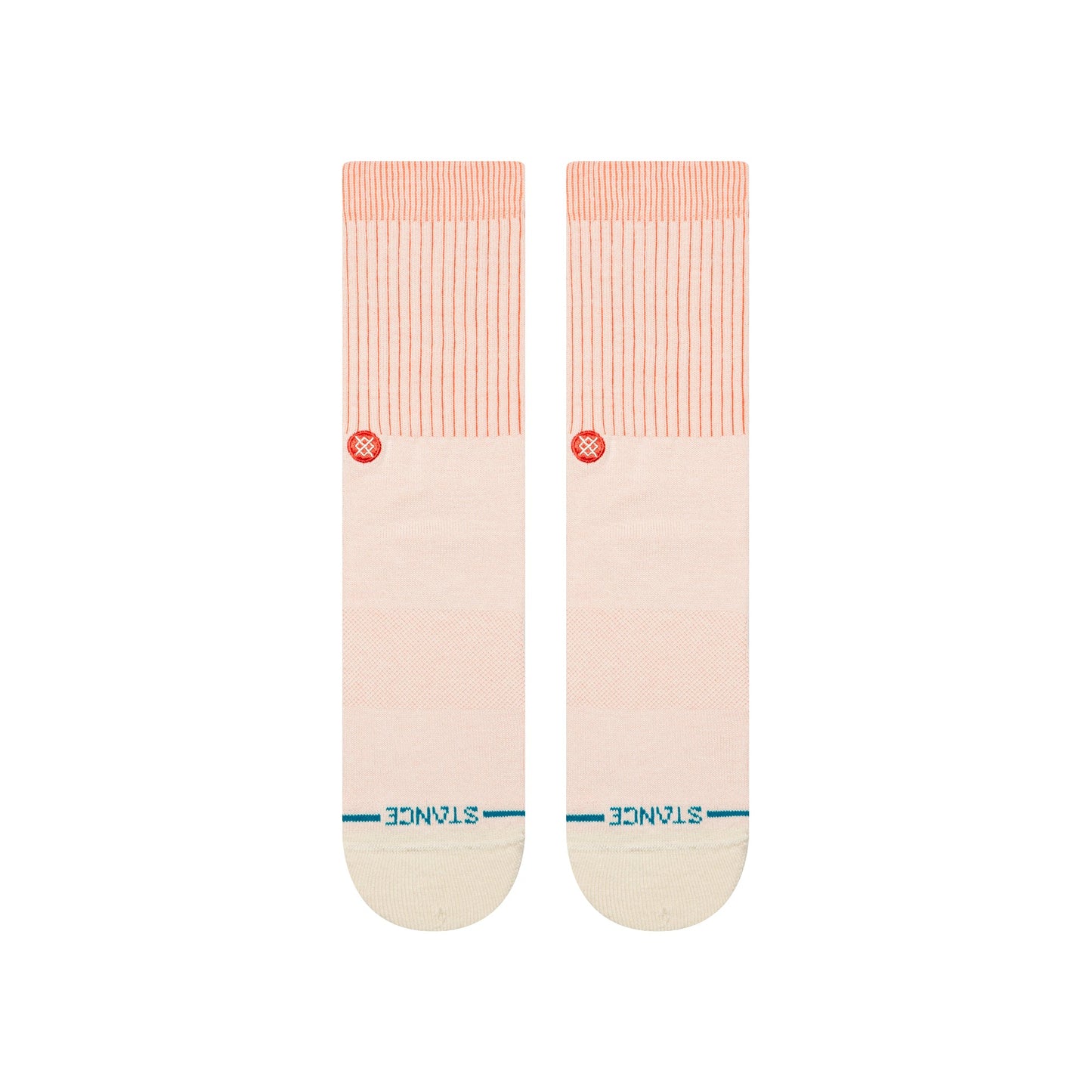 Stance Icon Pop Crew Sock Coral