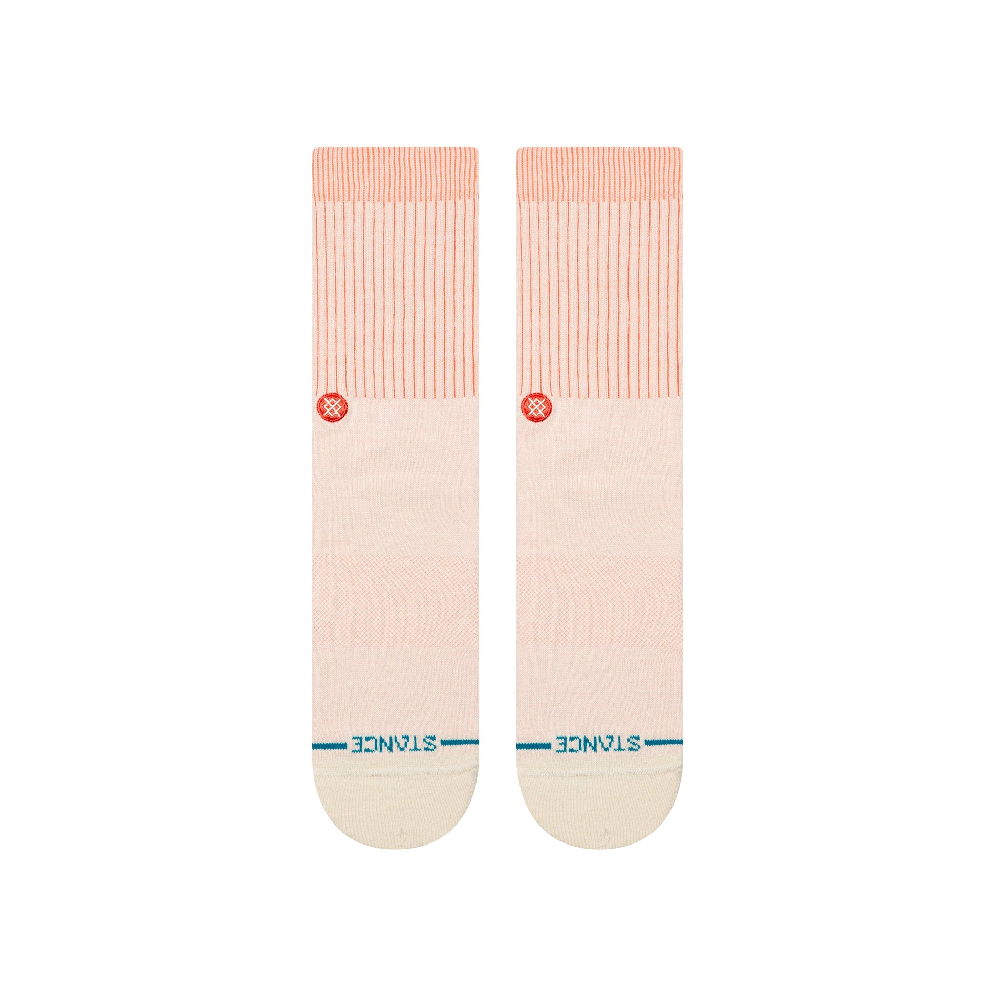 Stance Icon Pop Crew Sock Coral