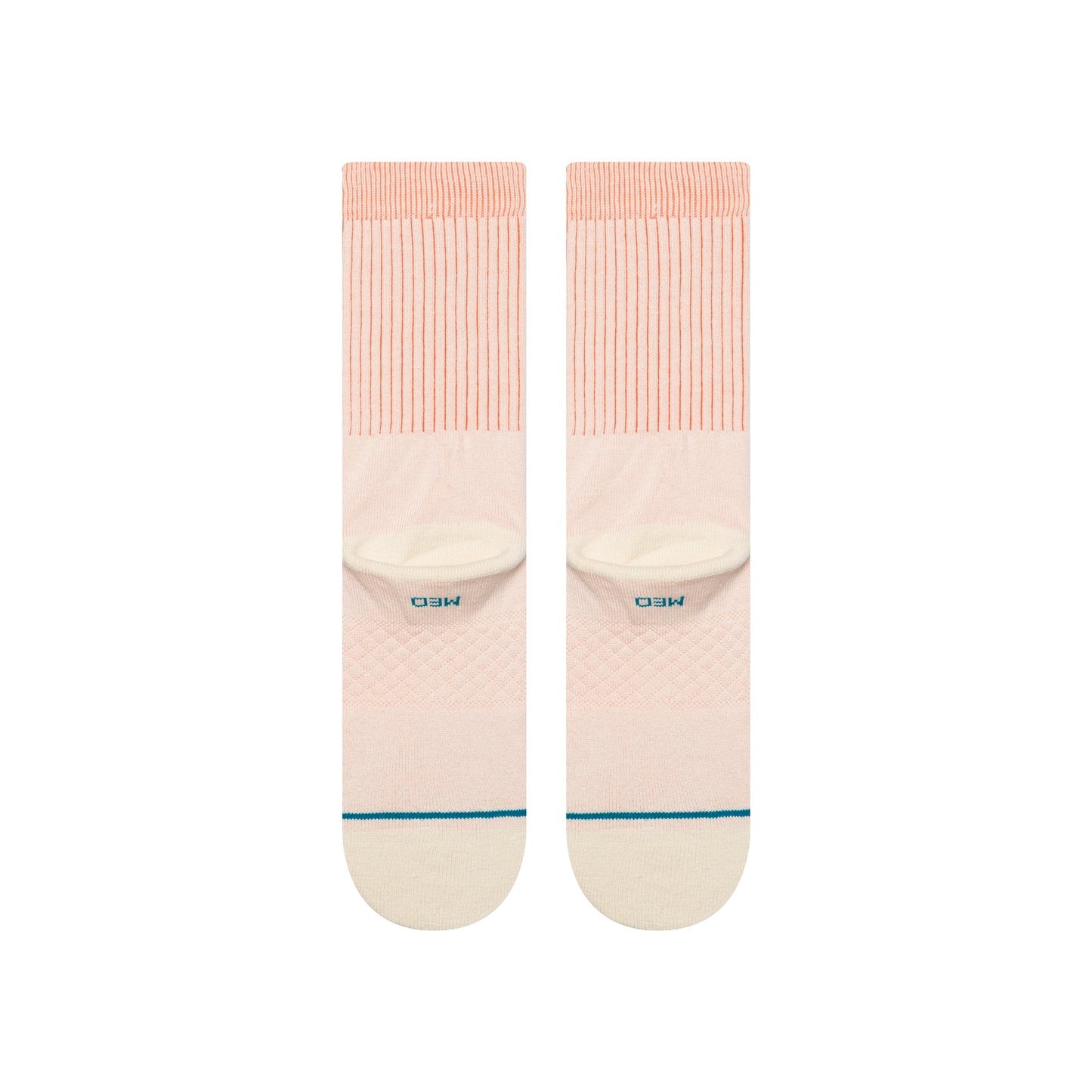 Stance Icon Pop Crew Sock Coral