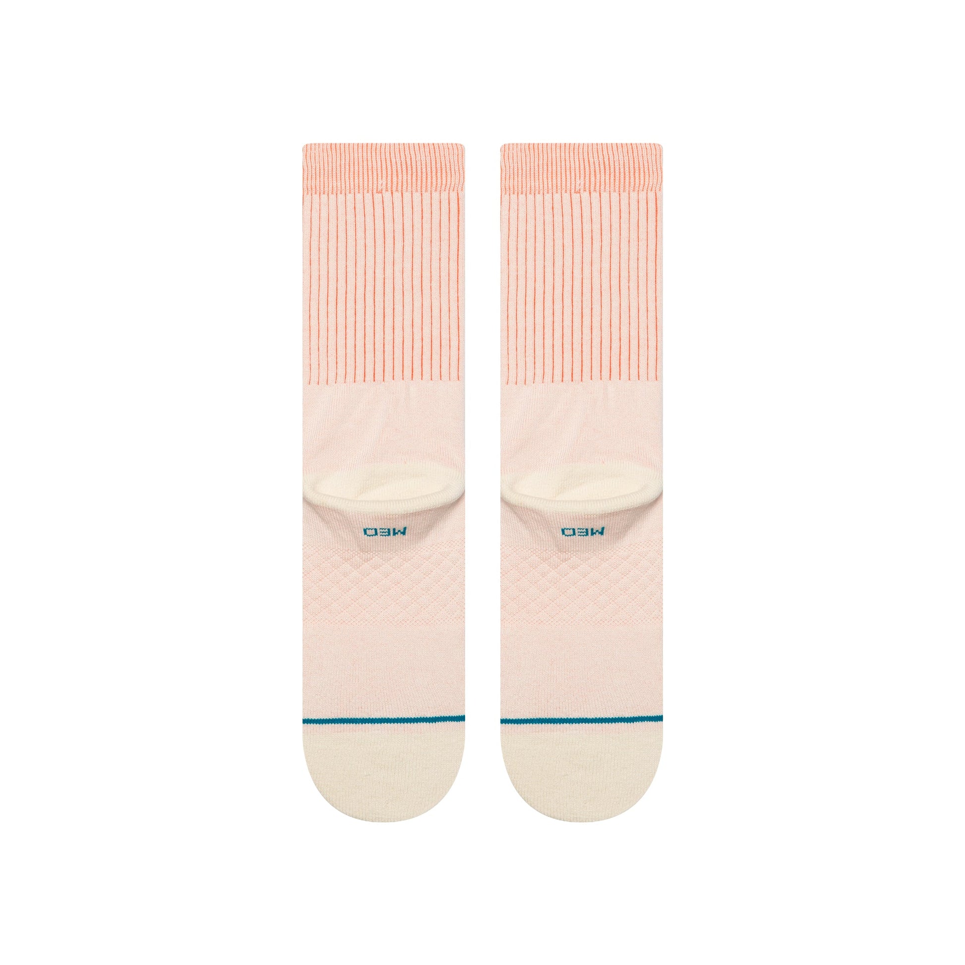 Stance Icon Pop Crew Sock Coral