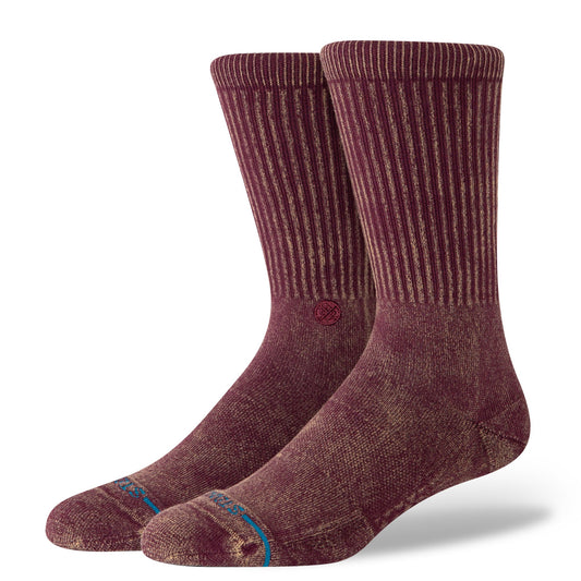 Stance Icon Dyed Crew Sock Fig