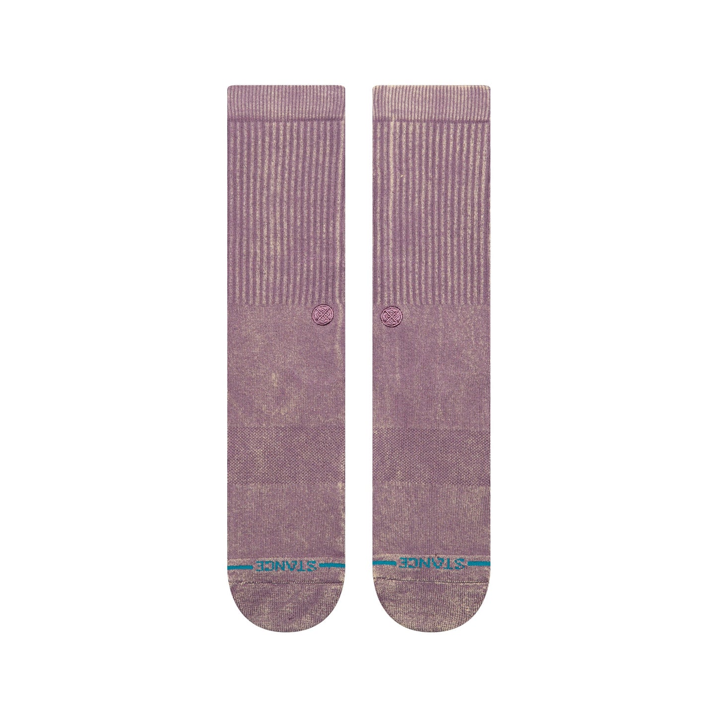 Stance Icon Dyed Crew Sock Plum