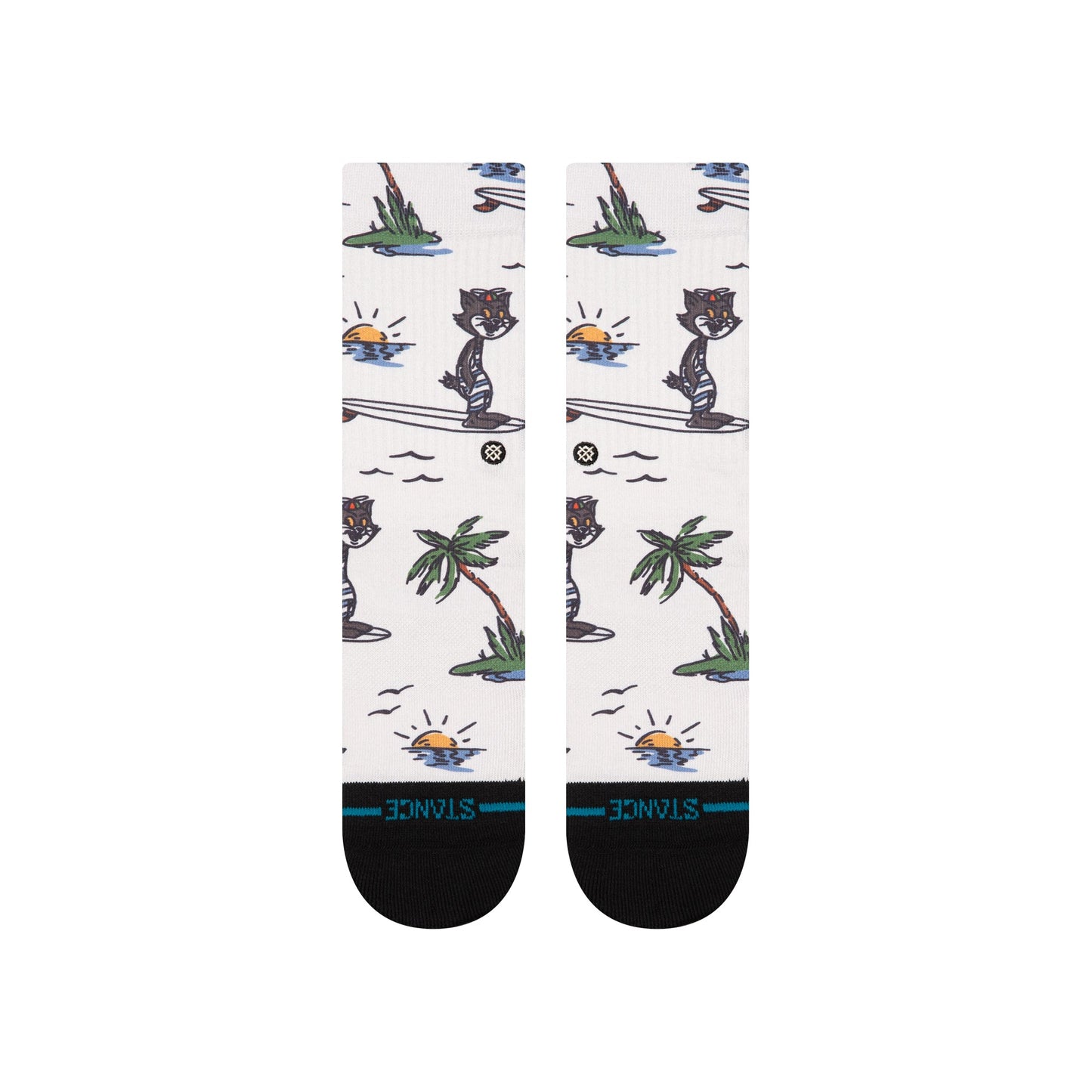 Stance Kool Katz Surf Crew Sock Canvas