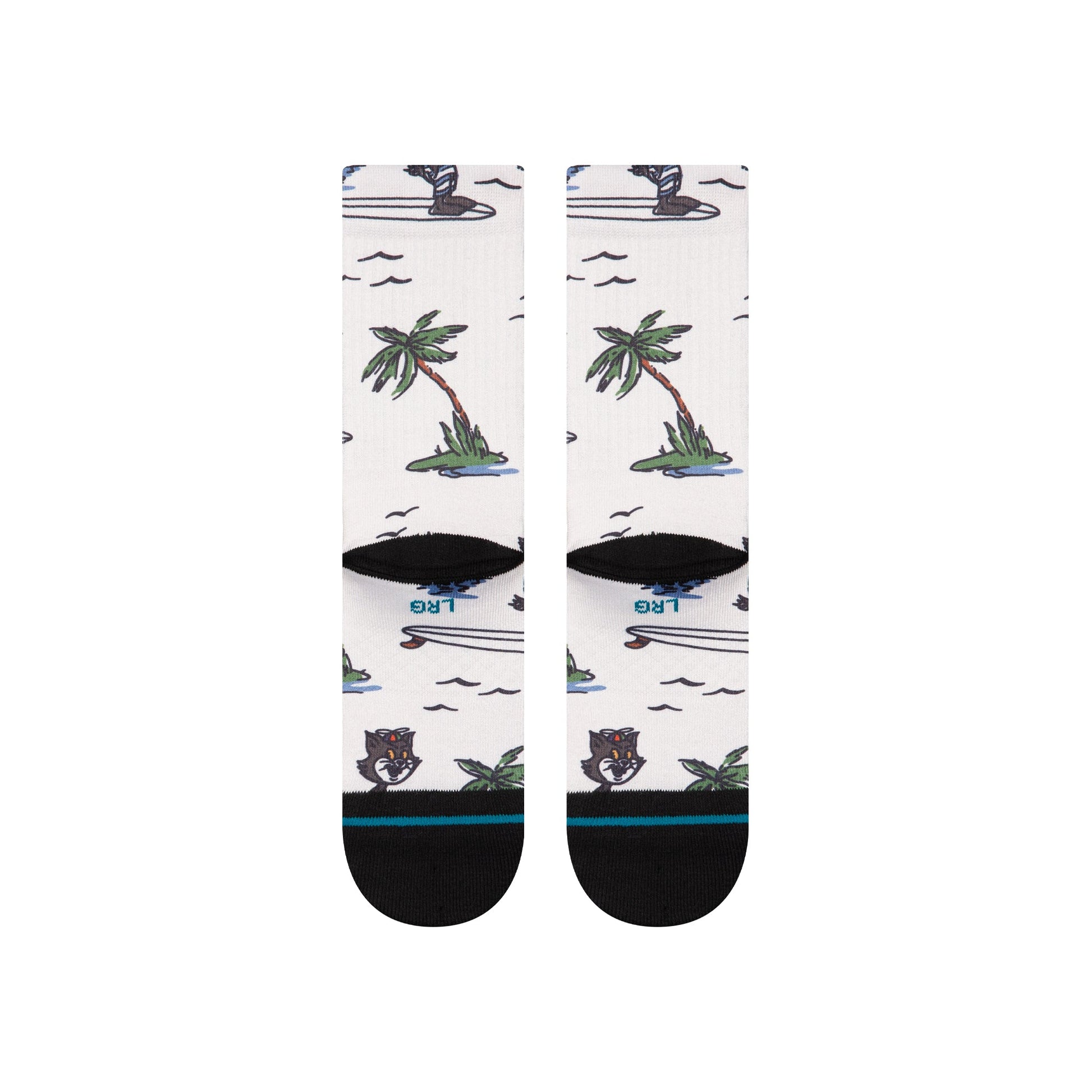 Stance Kool Katz Surf Crew Sock Canvas