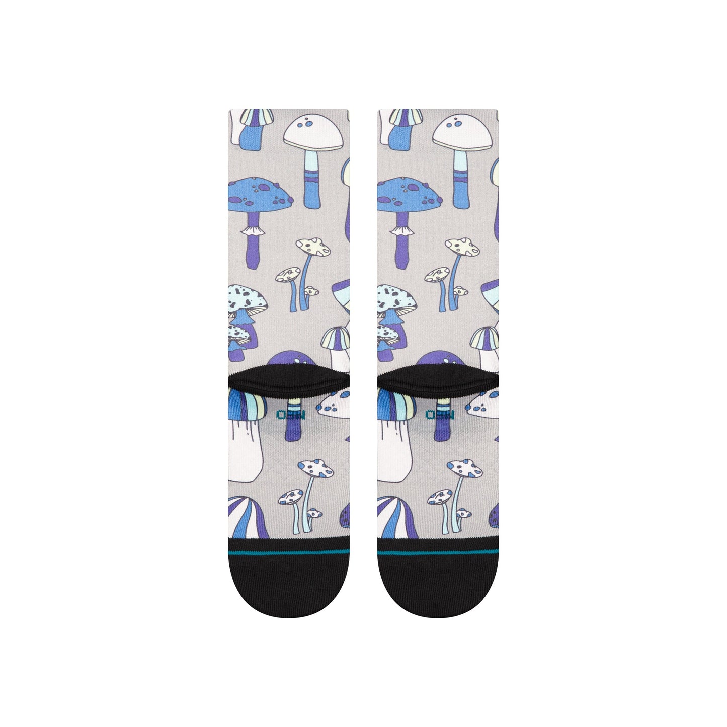 Stance Microbial Crew Sock String Grey