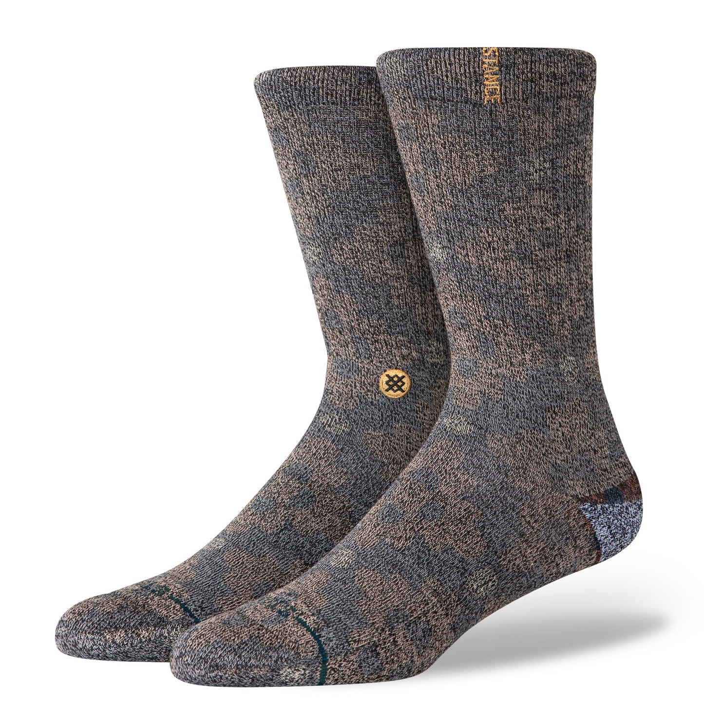 Stance San Lucas Crew Sock Dark Brown