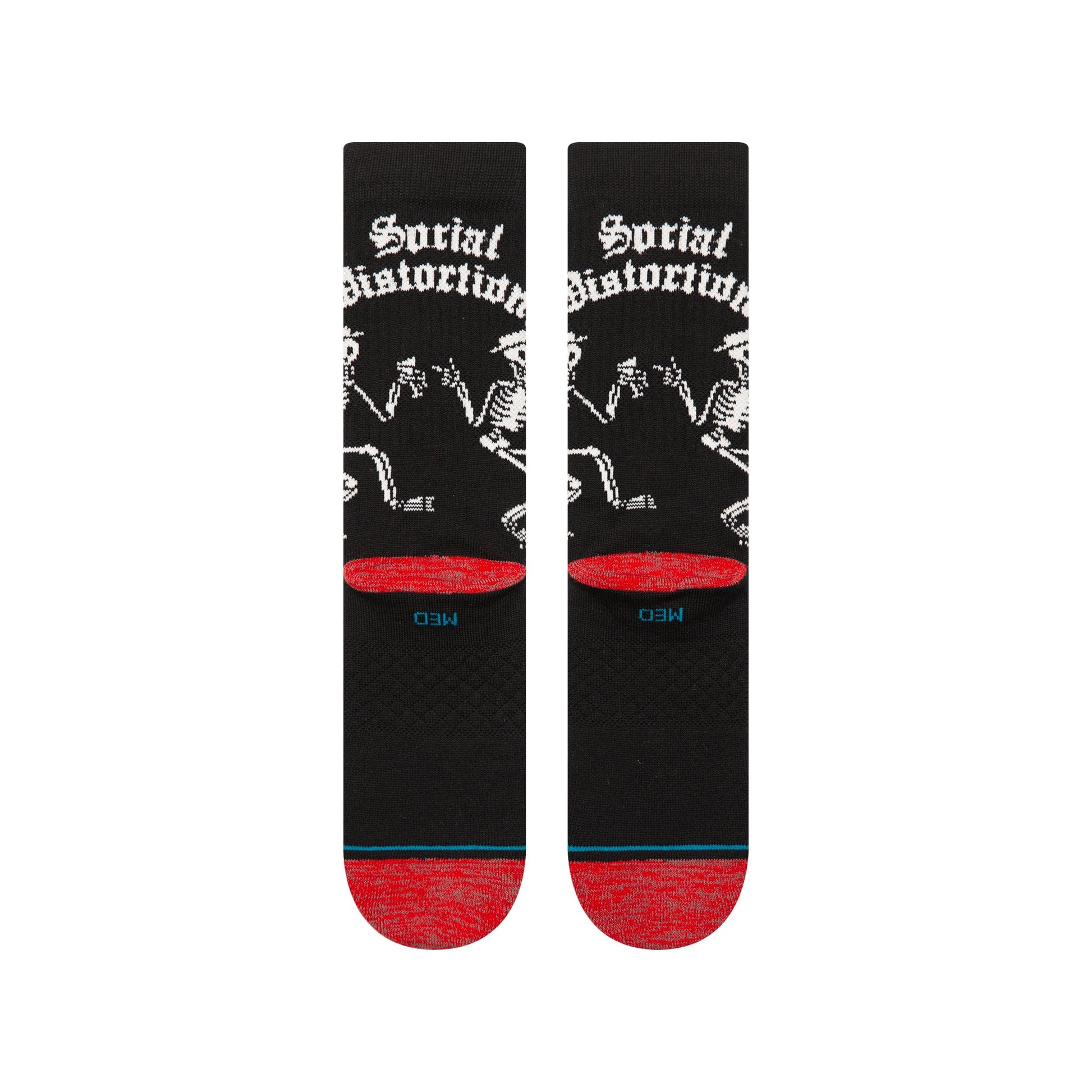 Stance Skelly Dancing Crew Sock Black