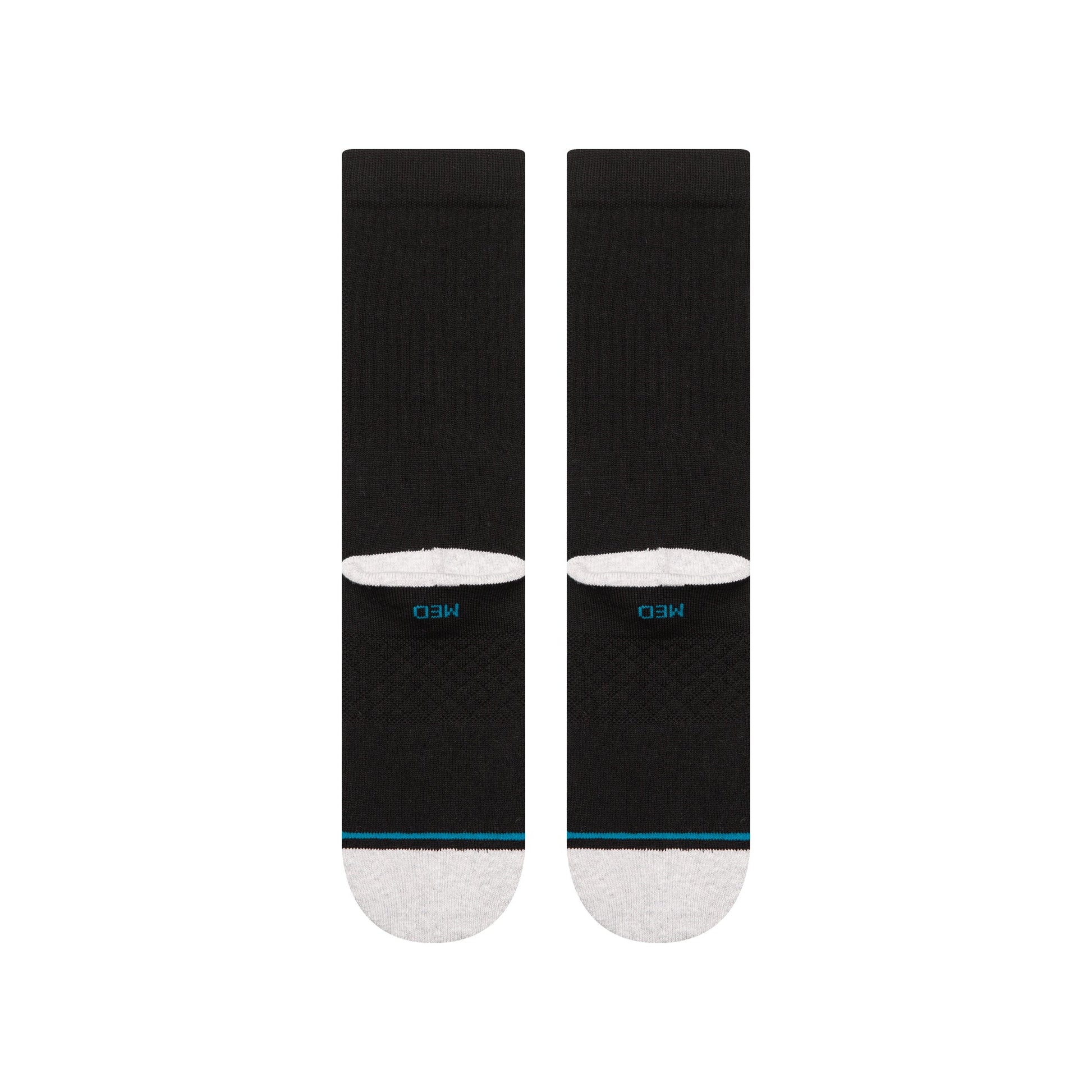 Stance Smashed Crew Sock Black