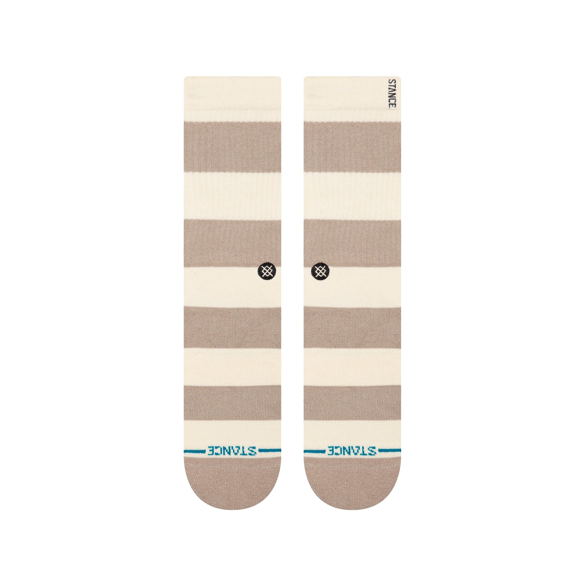 Stance Stacked Up Crew Sock String Grey