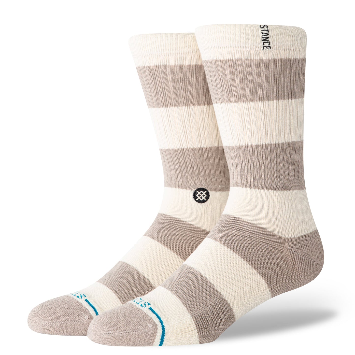 Stance Stacked Up Crew Sock String Grey