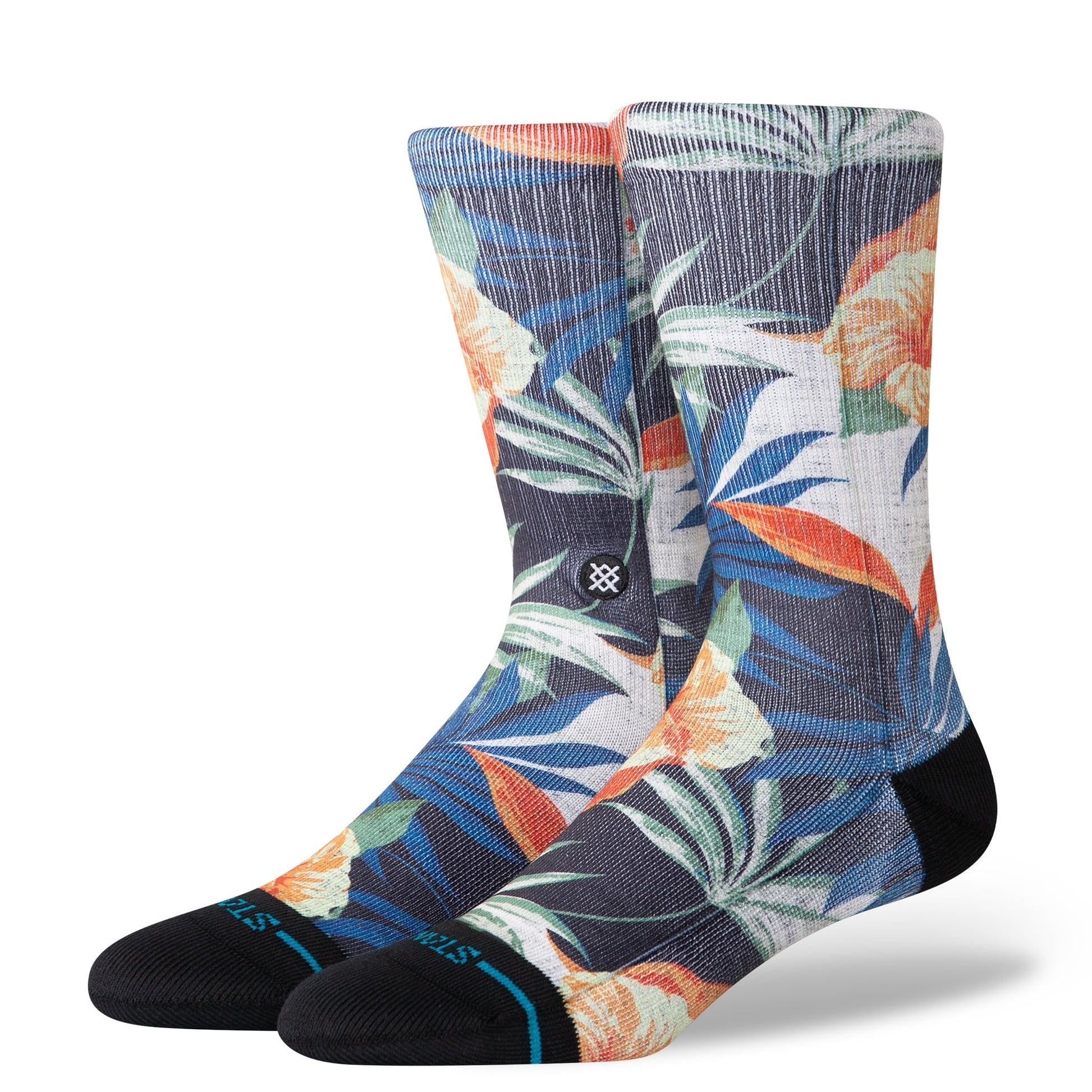 Stance Tiki Tides Crew Sock Black