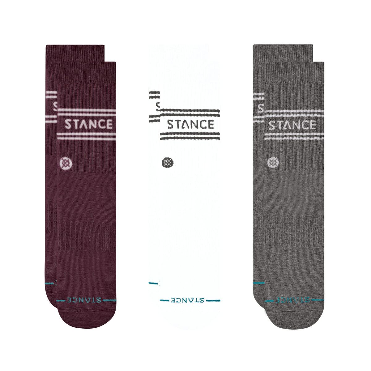 Stance | Vital Crew Sock 3 Pack Fig