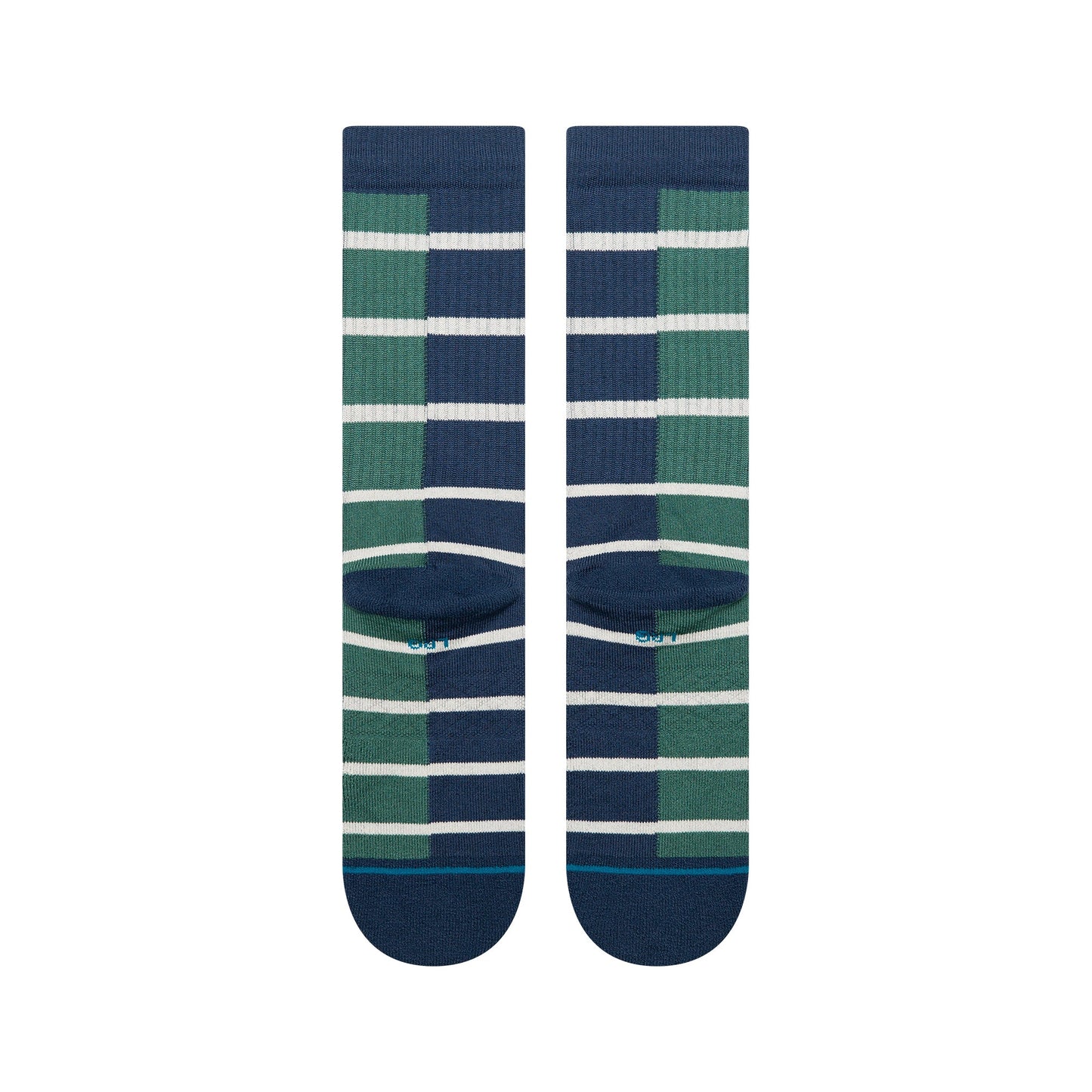 Stance Double Vision Crew Sock Teal