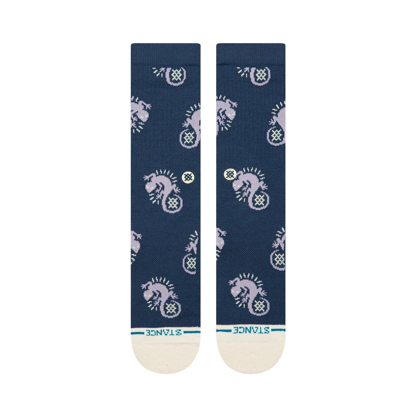 Stance Gecko Crew Sock Purple
