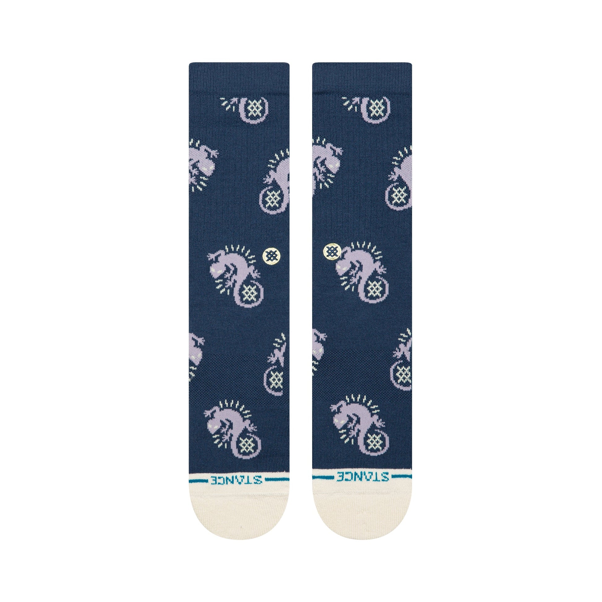 Stance Gecko Crew Sock Purple