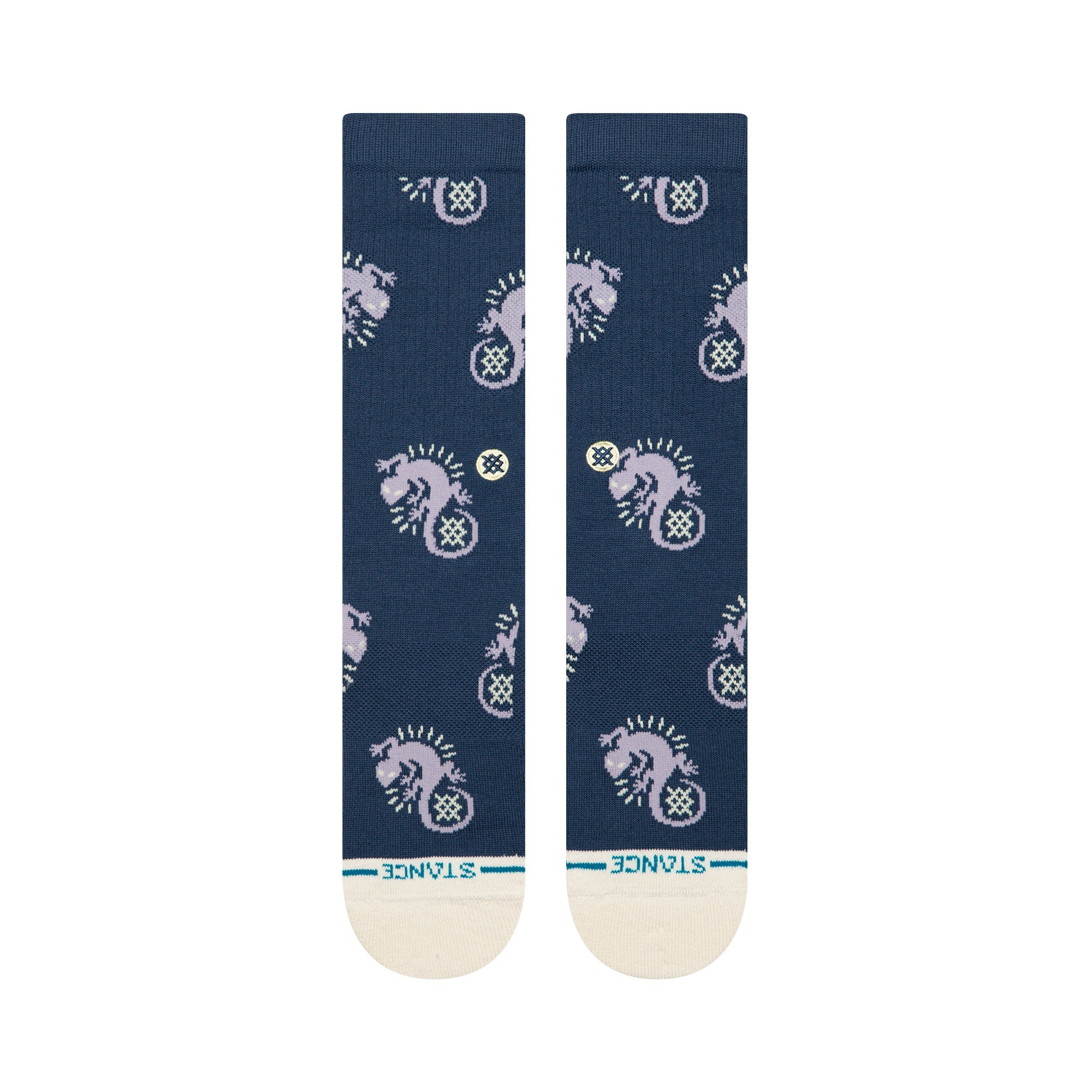 Stance Gecko Crew Sock Purple