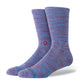 Stance Marled Crew Sock Capri Blue