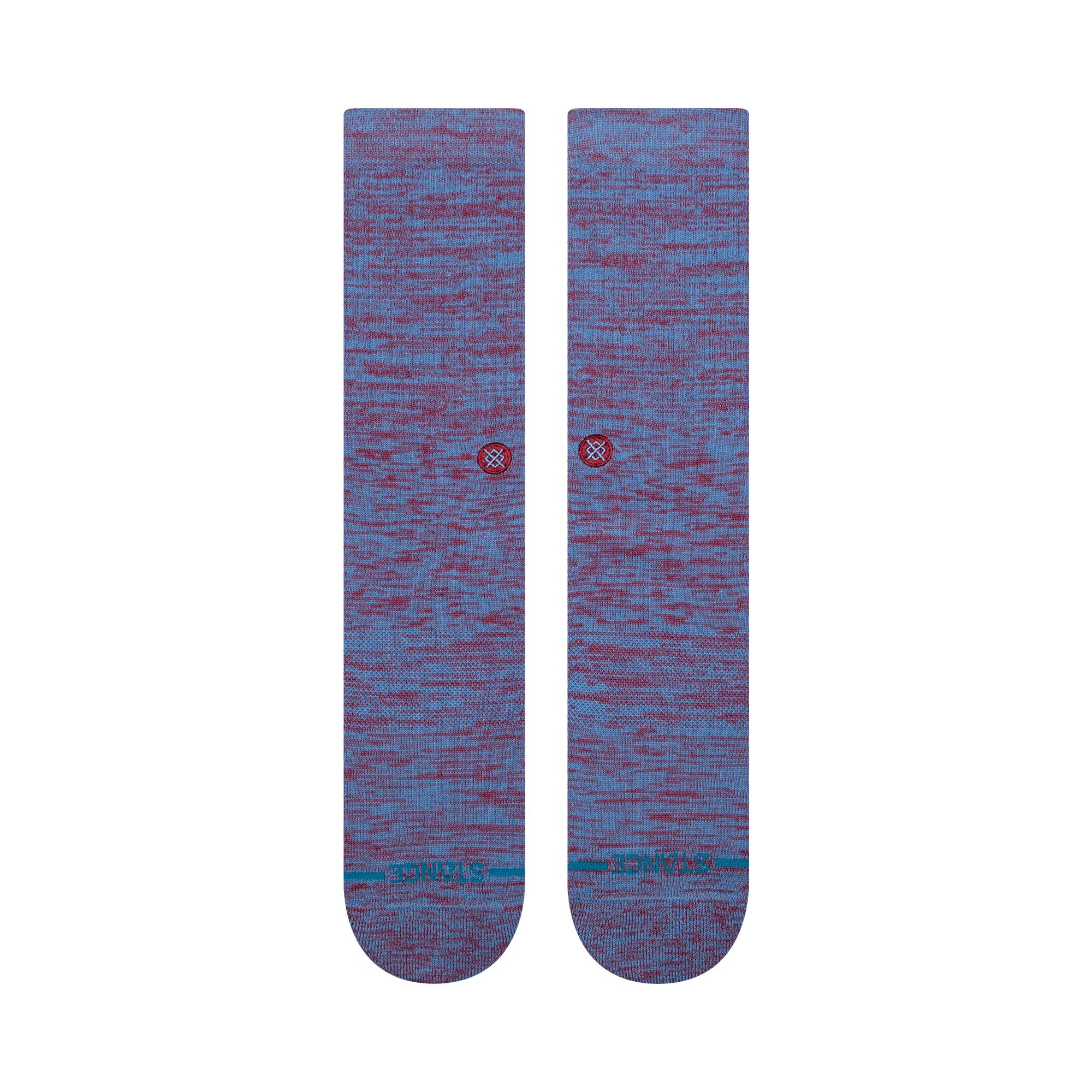 Stance Marled Crew Sock Capri Blue