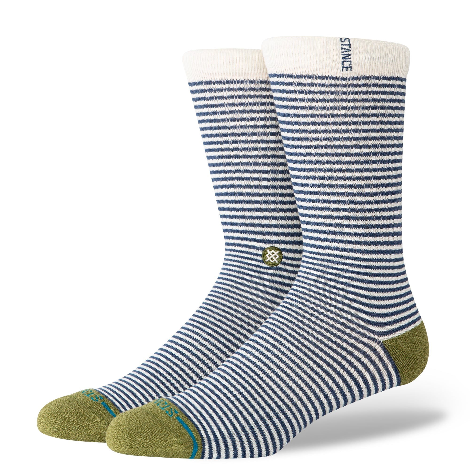 Stance Mini Bar Crew Sock Olive