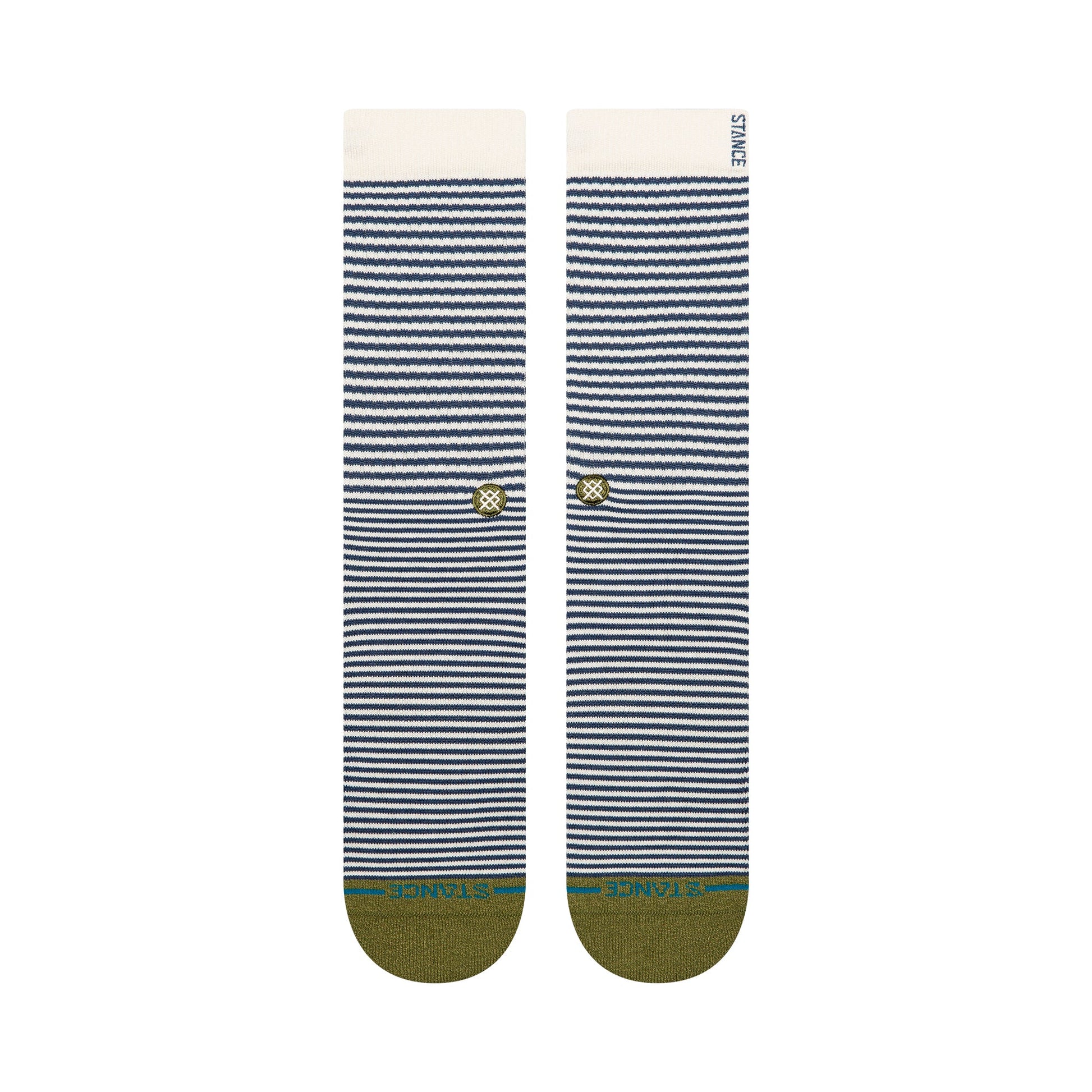 Stance Mini Bar Crew Sock Olive