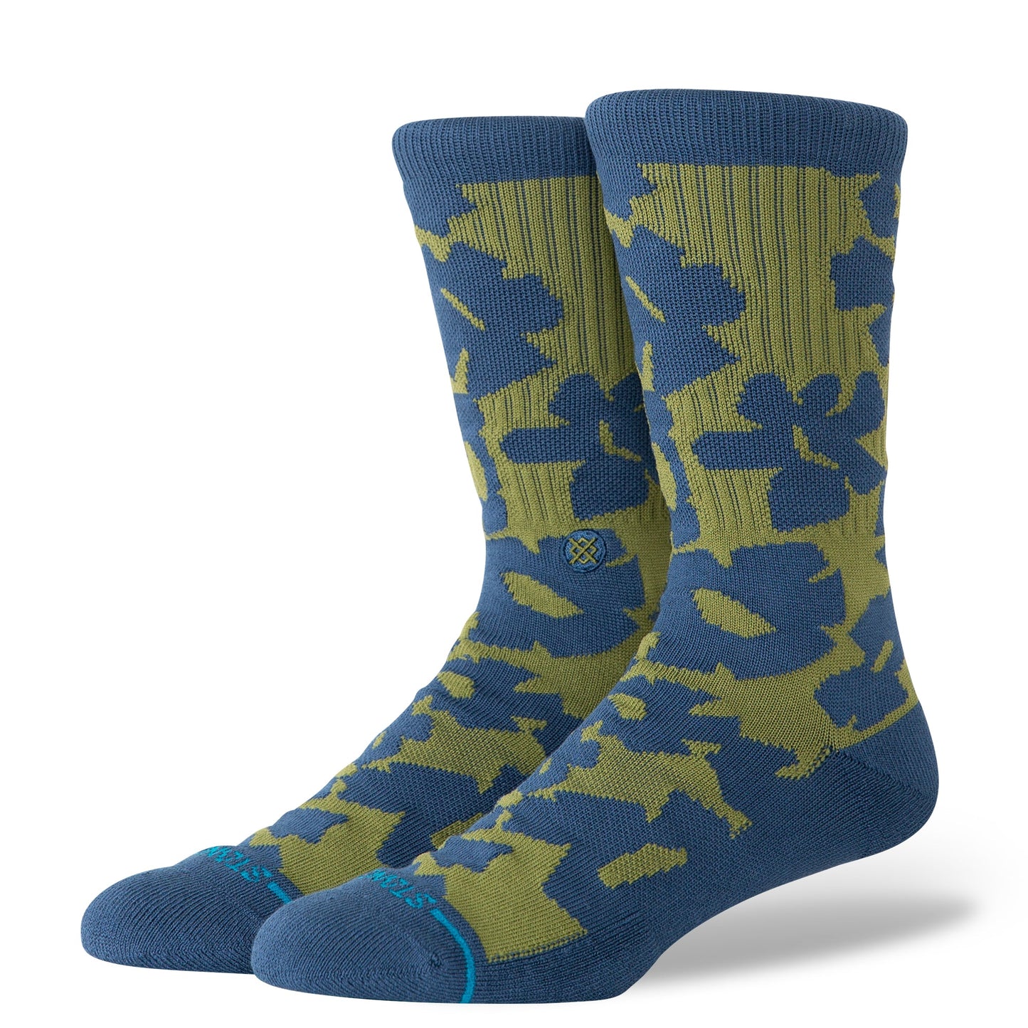 Stance Stomped Crew Sock Olive
