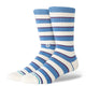 Stance Striped It Crew Sock Capri Blue