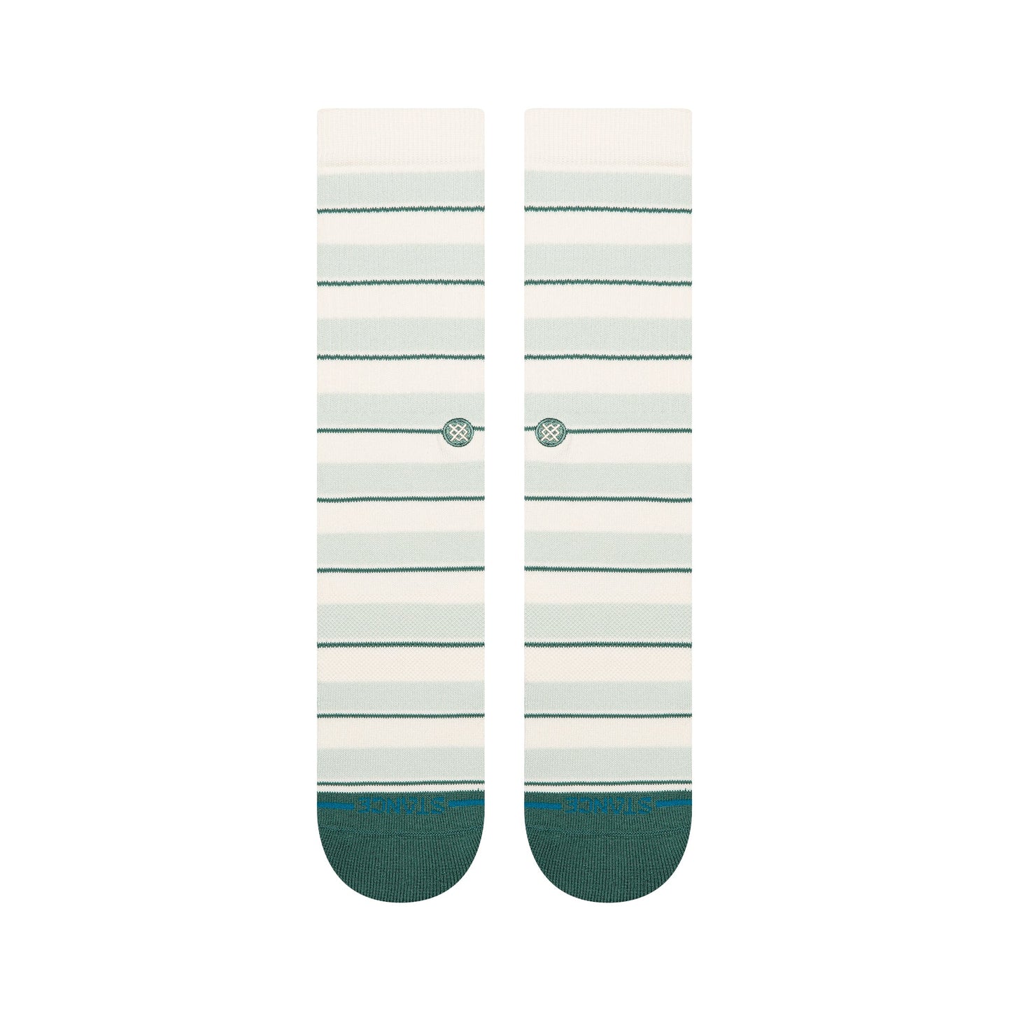 Stance Striped It Crew Sock Teal