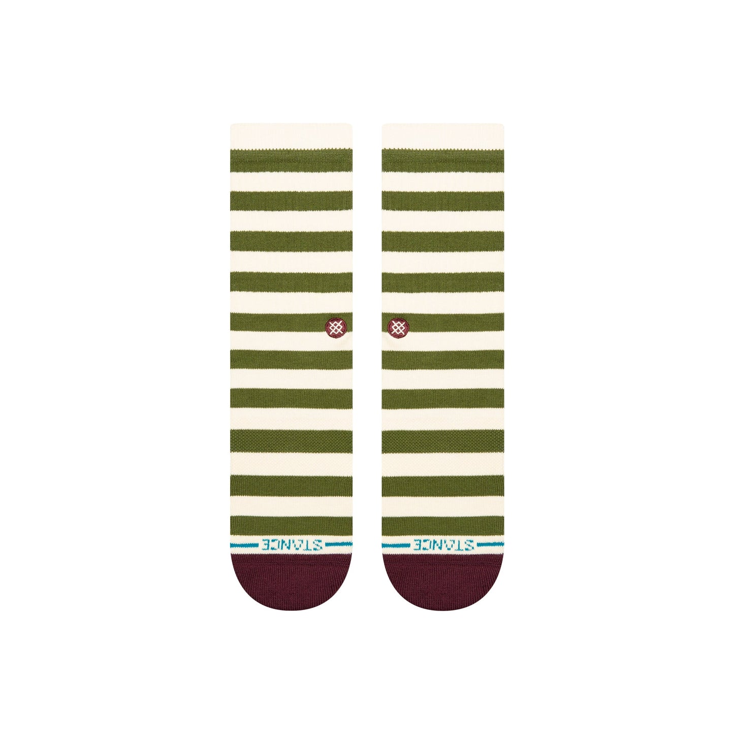 Stance Breton Crew Sock Green