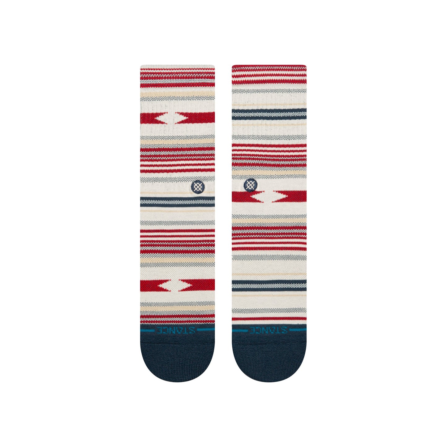Stance Vista Cruz Crew Sock Vintage White