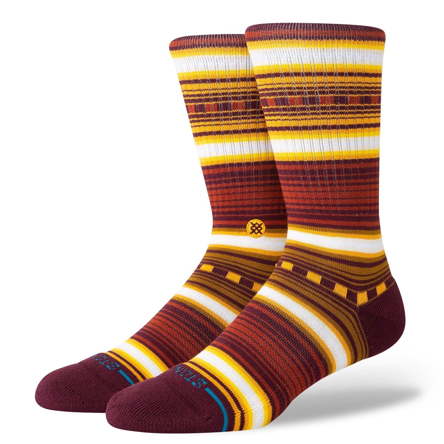 Stance Windy Pine Crew Sock Rust